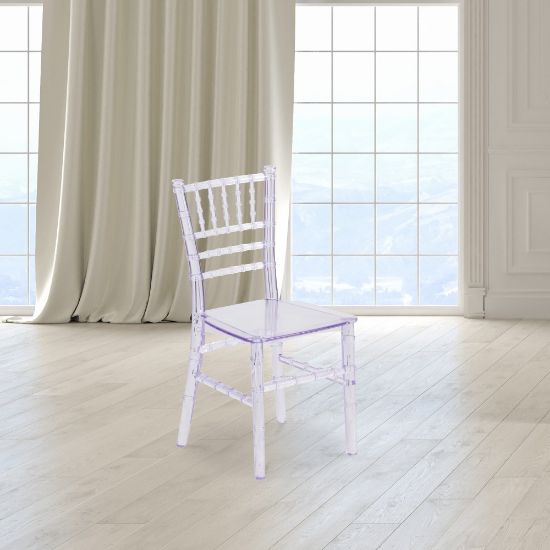 Picture of Flash Furniture Childs Party And Event Chiavari Chairs, Clear, Pack Of 10 Chairs