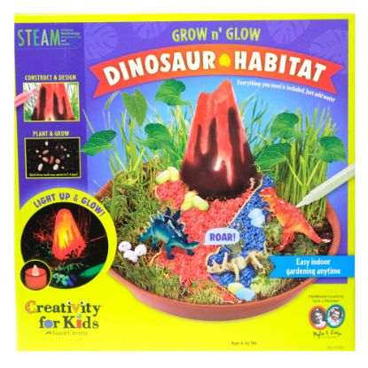 Picture of Creativity For Kids Grow n Glow Dinosaur Habitat STEAM Kit