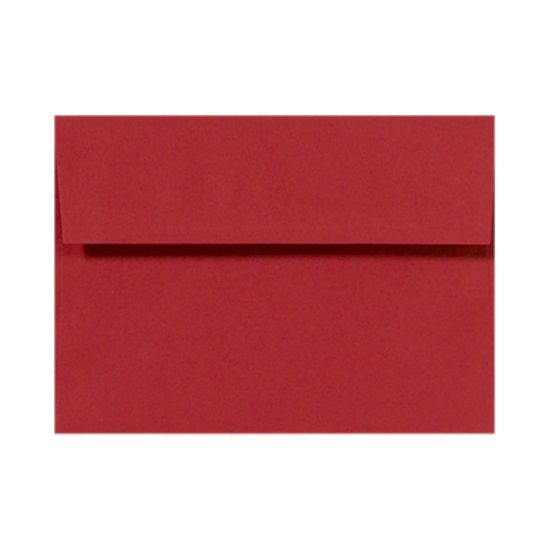 Picture of LUX Invitation Envelopes, A6, Peel & Press Closure, Ruby Red, Pack Of 250