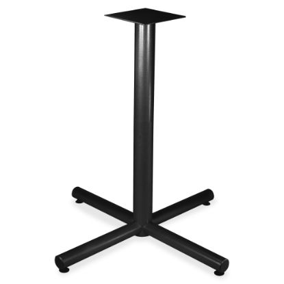 Picture of Lorell Hospitality X-Leg Bistro Height Table Base, For 36inW Top, Black