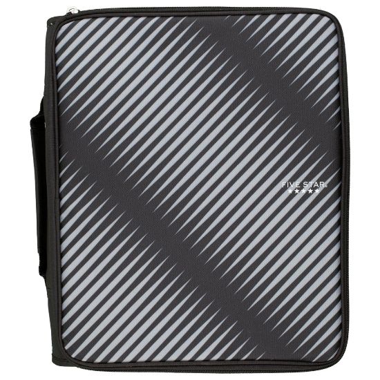 Picture of Five Star 2in Zipper Binder Plus Multi Access File, 8-1/2in x 11in, Black