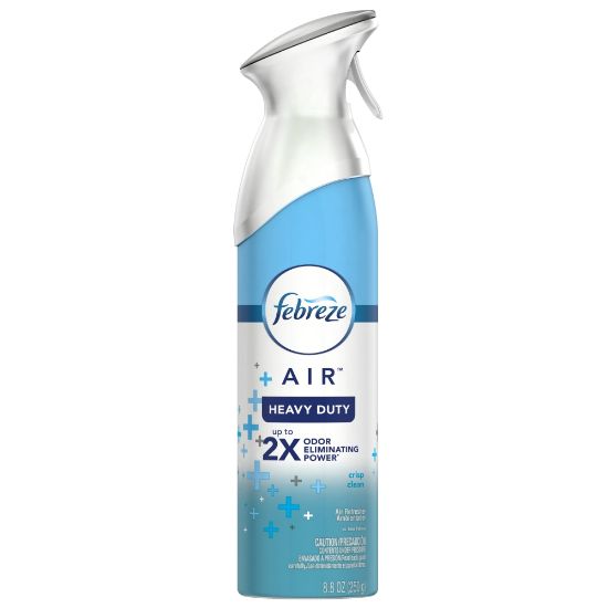 Picture of Febreze AIR Heavy-Duty Air Freshener Spray, Crisp Clean Scent, 8.8 Oz