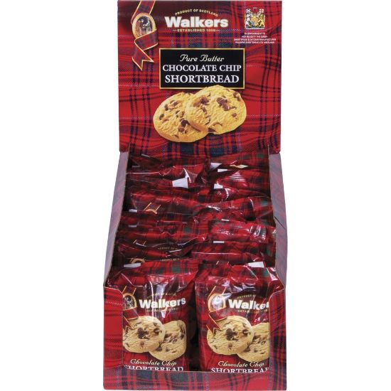 Picture of Walkers Cookies Chocolate Chip Shortbread Cookies, Box Of 20