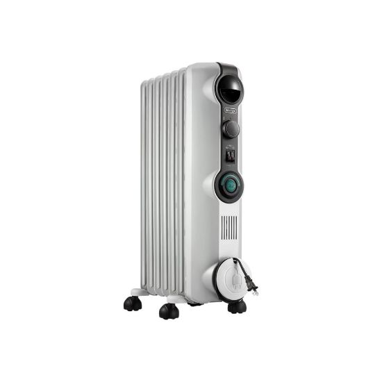 Picture of DeLonghi KH390715CM Radiative Heater - Electric - Electric - 1500 W - Indoor - Light Gray