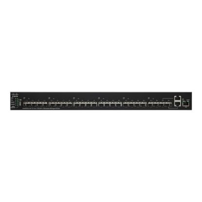 Picture of Cisco 550X Series SG550XG-24F - Switch - L3 - managed - 22 x 10 Gigabit SFP+ + 2 x combo 10GBase-T - desktop, rack-mountable