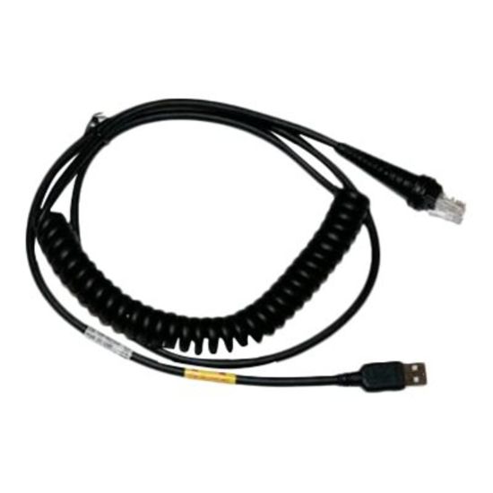 Picture of Honeywell USB Cable - 9.84 ft USB Data Transfer Cable - First End: 1 x 4-pin USB Type A - Male - Black