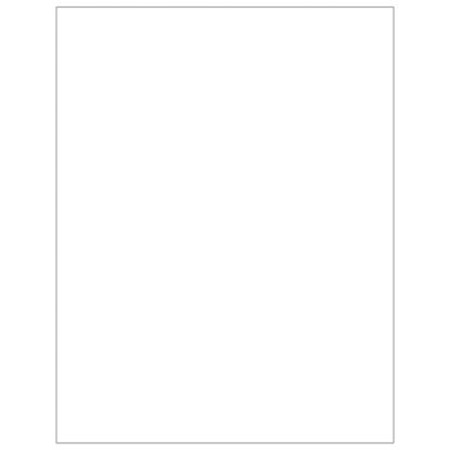 Picture of Tape Logic Inkjet/Laser Labels, LL136, Rectangle, 8 1/2in x 11in, White, Case Of 100