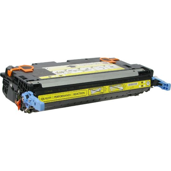 Picture of V7 Remanufactured Yellow Toner Cartridge Replacement For HP Q5952A, 643A