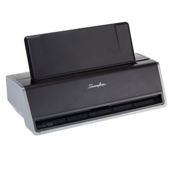 Picture of Swingline Model 532 2-Hole Punch, Black/Gray