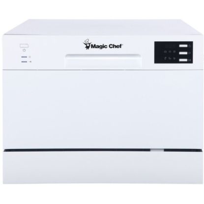 Picture of Magic Chef 6-Place Setting Countertop Dishwasher - Countertop - 6 Place Settings - 6 Programmes - White