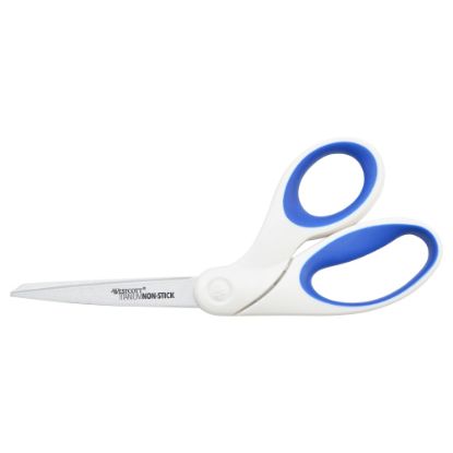 Picture of Westcott Titanium Bonded Non-Stick Scissors, 8in, Pointed, Blue/White