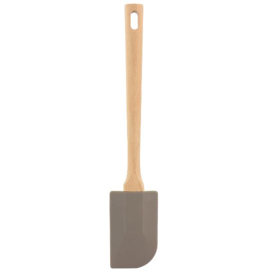 Picture of Martha Stewart Beech Wood Silicone Spatula, Gray