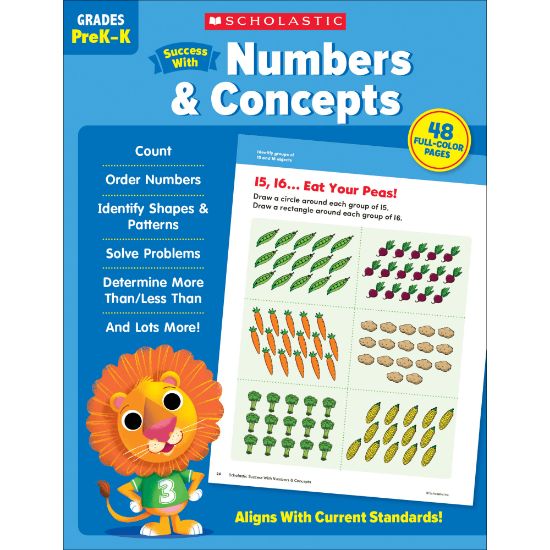 Picture of Scholastic Success With Numbers & Concepts, Grade Pre-K