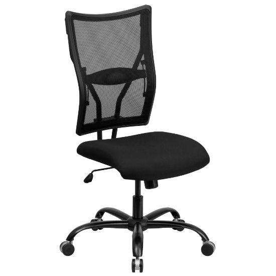 Picture of Flash Furniture HERCULES Ergonomic Mesh High-Back Big And Tall Swivel Chair, Black