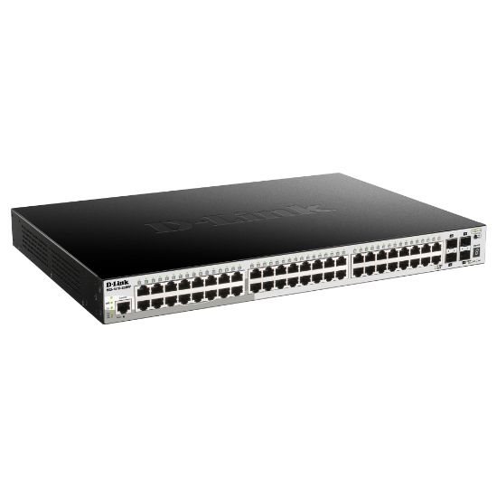 Picture of D-Link DGS-1510-52X Ethernet Switch - 48 Ports - Manageable - Gigabit Ethernet, 10 Gigabit Ethernet - 10/100/1000Base-T, 10GBase-X - 2 Layer Supported - Modular - Twisted Pair, Optical Fiber