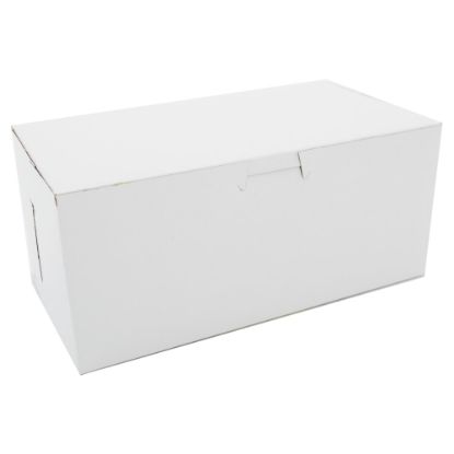 Picture of SCT Bakery Boxes, Non-Window, 9in x 4in x 5in, White, Pack Of 250 Boxes