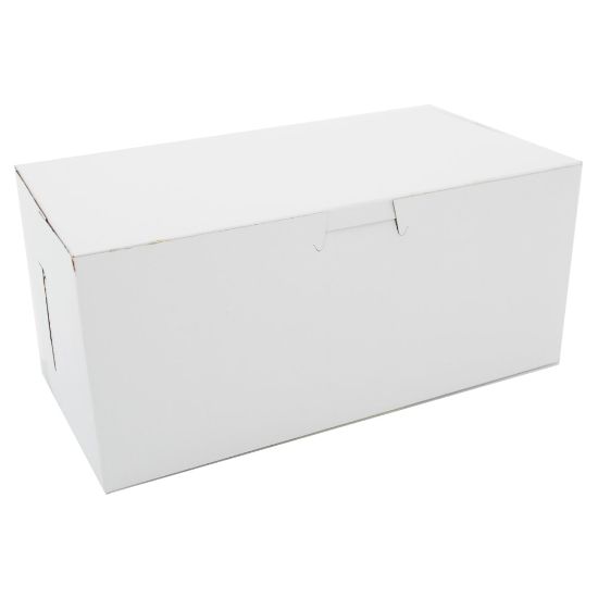 Picture of SCT Bakery Boxes, Non-Window, 9in x 4in x 5in, White, Pack Of 250 Boxes