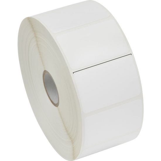 Picture of Zebra 8000D Barcode Label - 1 1/4in Height x 2in Width - Permanent Adhesive - Thermal Transfer - Paper - 1000 / Roll - 1000 / Roll - Adhesive