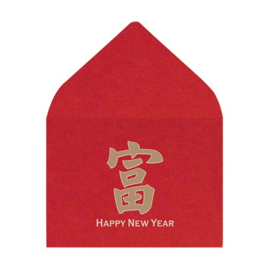 Picture of LUX Mini Envelopes, #17, Gummed Seal, Chinese New Year, Pack Of 250