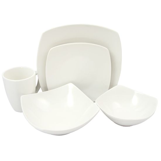 Picture of Gibson Home Zen Buffetware 30-Piece Dinnerware Set, White