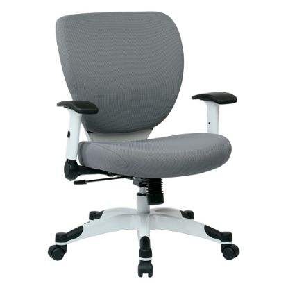 Picture of Office Star Space Seating Pulsar Ergonomic Mesh Mid-Back Managers Chair, Dove Steel