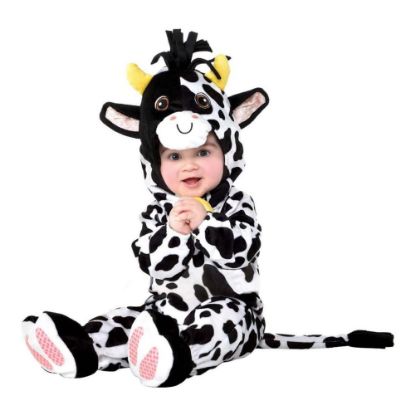 Picture of Amscan Mini Moo Infants Halloween Costume, 6 - 12 Months