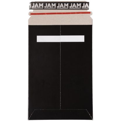 Picture of JAM Paper Photo Mailer Envelope, 6in x 9in, 100% Recycled, Black