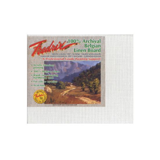 Picture of Fredrix Archival Linen Canvas Board, 8in x 10in, Pack Of 2