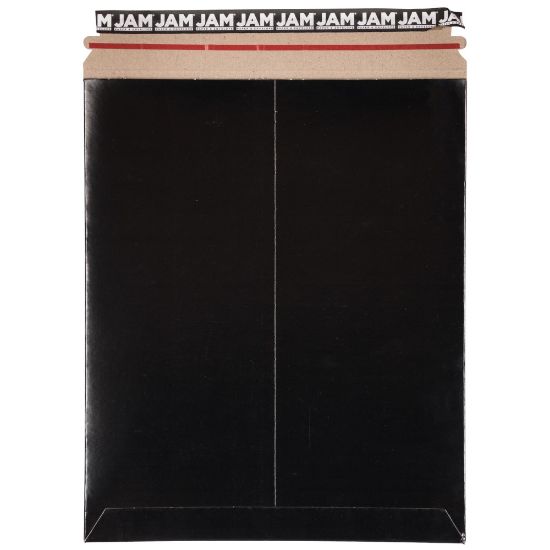 Picture of JAM Paper Photo Mailer Envelope, 11in x 13 1/2in, 100% Recycled, Black