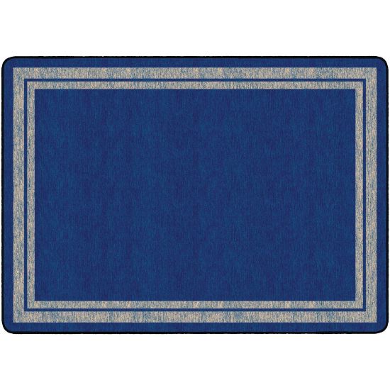 Picture of Flagship Carpets Double-Border Rug, Rectangle, 6ft x 8ft 4in, Blue Light