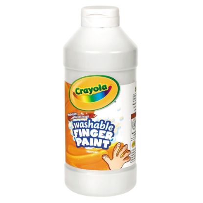 Picture of Crayola Washable Finger Paint, 16 Oz., White