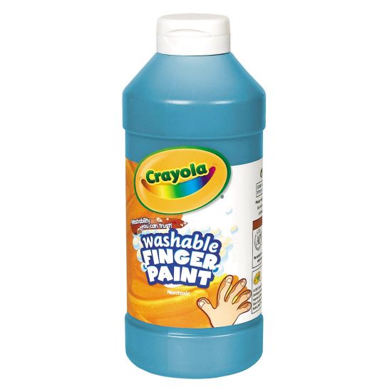 Picture of Crayola Washable Finger Paint, 16 Oz., Blue