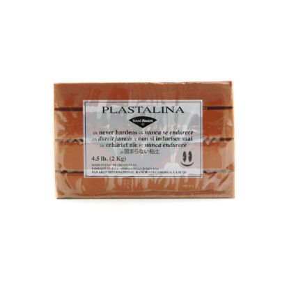 Picture of Van Aken Plastalina Modeling Clay, 4 1/2 Lb, Brown