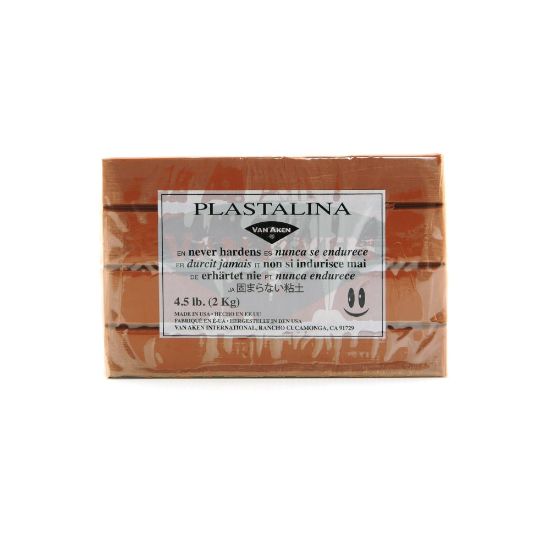 Picture of Van Aken Plastalina Modeling Clay, 4 1/2 Lb, Brown