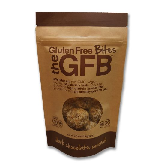 Picture of GFB The Gluten Free Bites, Dark Chocolate Coconut, 4 Oz, Pack Of 12