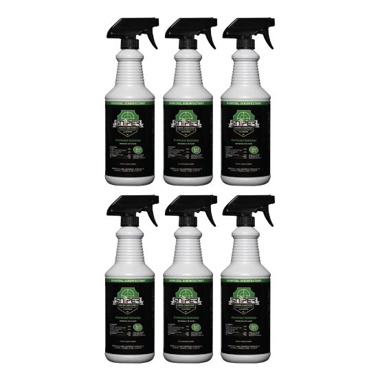 Picture of Sniper Hospital Disinfectant Odor Eliminator & All-Purpose Cleaner Spray, 32 Oz, Case Of 6 Bottles