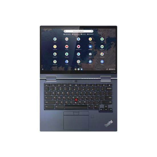 Picture of Lenovo ThinkPad C13 Yoga Gen 1 20UX001YUS 13.3in Touchscreen 2 in 1 Chromebook - Full HD - 1920 x 1080 - AMD Ryzen 3 3250C  (2 Core) 2.60 GHz - 4 GB RAM - 128 GB SSD - Abyss Blue - Chrome OS - AMD Radeon Graphics