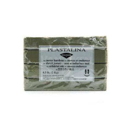 Picture of Van Aken Plastalina Modeling Clay, 4 1/2 Lb, Gray