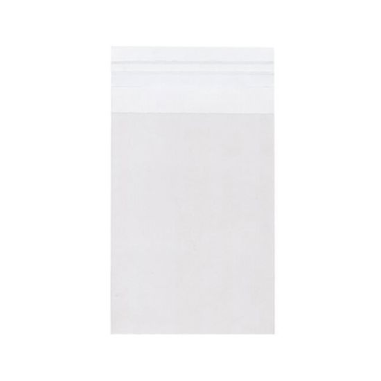 Picture of JAM Paper Self-Adhesive Cello Sleeve Envelopes, 3 13/16in x 5 3/16in, Clear, Pack Of 100