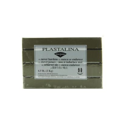 Picture of Van Aken Plastalina Modeling Clay, 4 1/2 Lb, Sculptor Gray