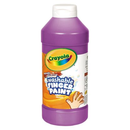 Picture of Crayola Washable Finger Paint, 16 Oz., Violet