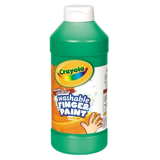 Picture of Crayola Washable Finger Paint, 16 Oz., Green