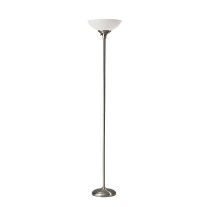 Picture of Adesso Glenn 300W Torchiere, 71inH, Brushed Steel Base