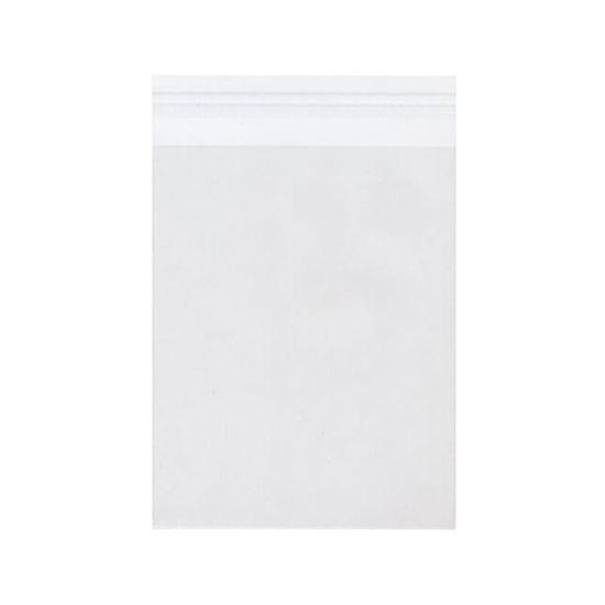 Picture of JAM Paper Self-Adhesive Cello Sleeve Envelopes, 6 7/16in x 8 1/4in, Clear, Pack Of 100