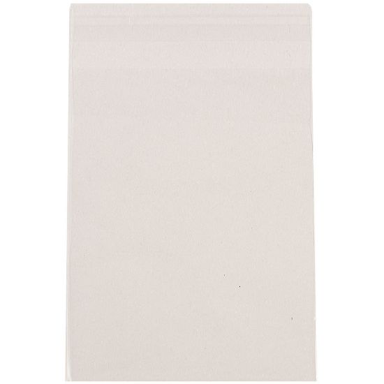 Picture of JAM Paper Self-Adhesive Cello Sleeve Envelopes, 4 5/8in x 5 7/8in, Clear, Pack Of 100