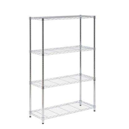 Picture of Honey-Can-Do Urban Steel Adjustable Shelving Unit, 4-Tiers, Chrome