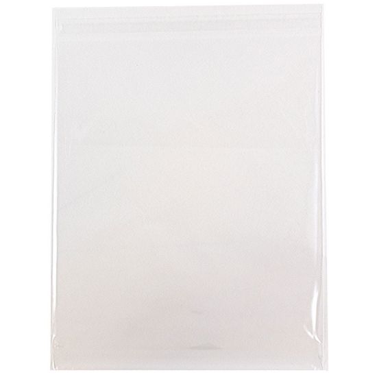 Picture of JAM Paper Self-Adhesive Cello Sleeve Envelopes, 10in x 13in, Clear, Pack Of 100