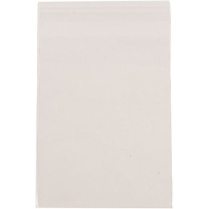 Picture of JAM Paper Self-Adhesive Cello Sleeve Envelopes, 4 15/16in x 6 9/16in, Clear, Pack Of 100