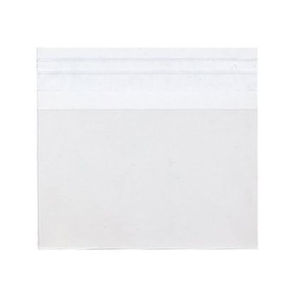 Picture of JAM Paper Self-Adhesive Cello Sleeve Envelopes, 2 3/8in x 3 11/16in, Clear, Pack Of 100