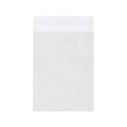 Picture of JAM Paper Self-Adhesive Cello Sleeve Envelopes, 5 7/16in x 7 3/8in, Clear, Pack Of 100